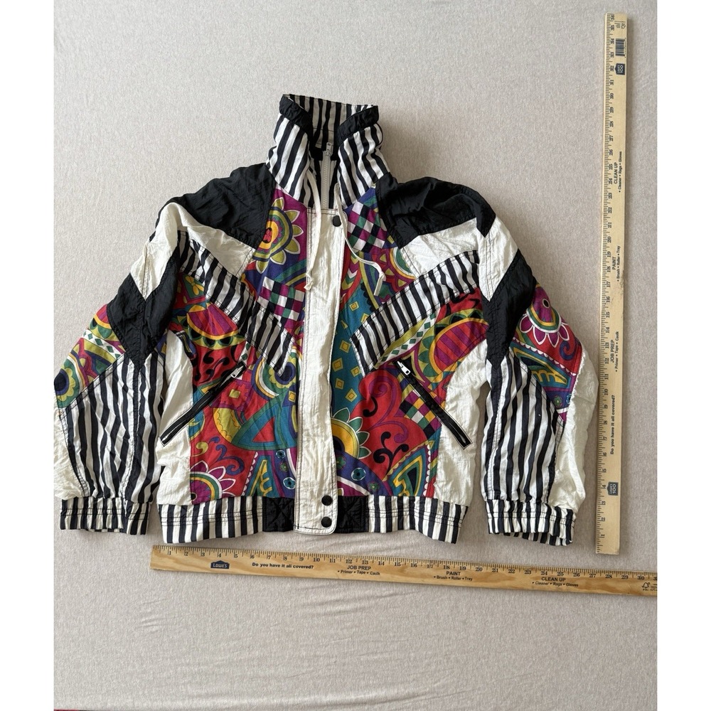 Vintage Runner Jacket Multi Color Woman's Medium East West